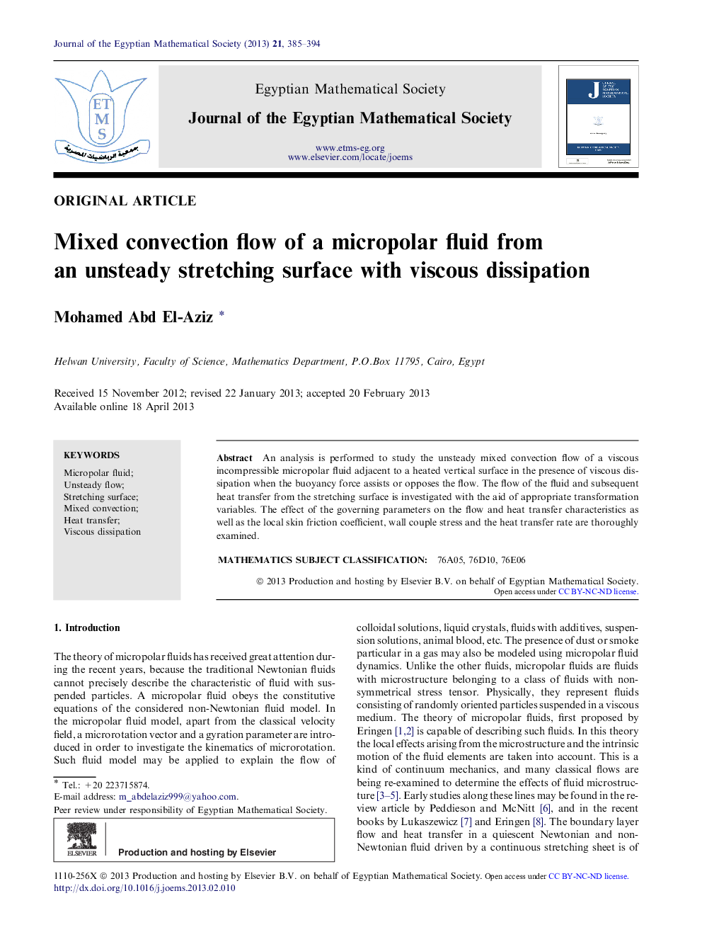 Mixed convection flow of a micropolar fluid from an unsteady stretching surface with viscous dissipation 