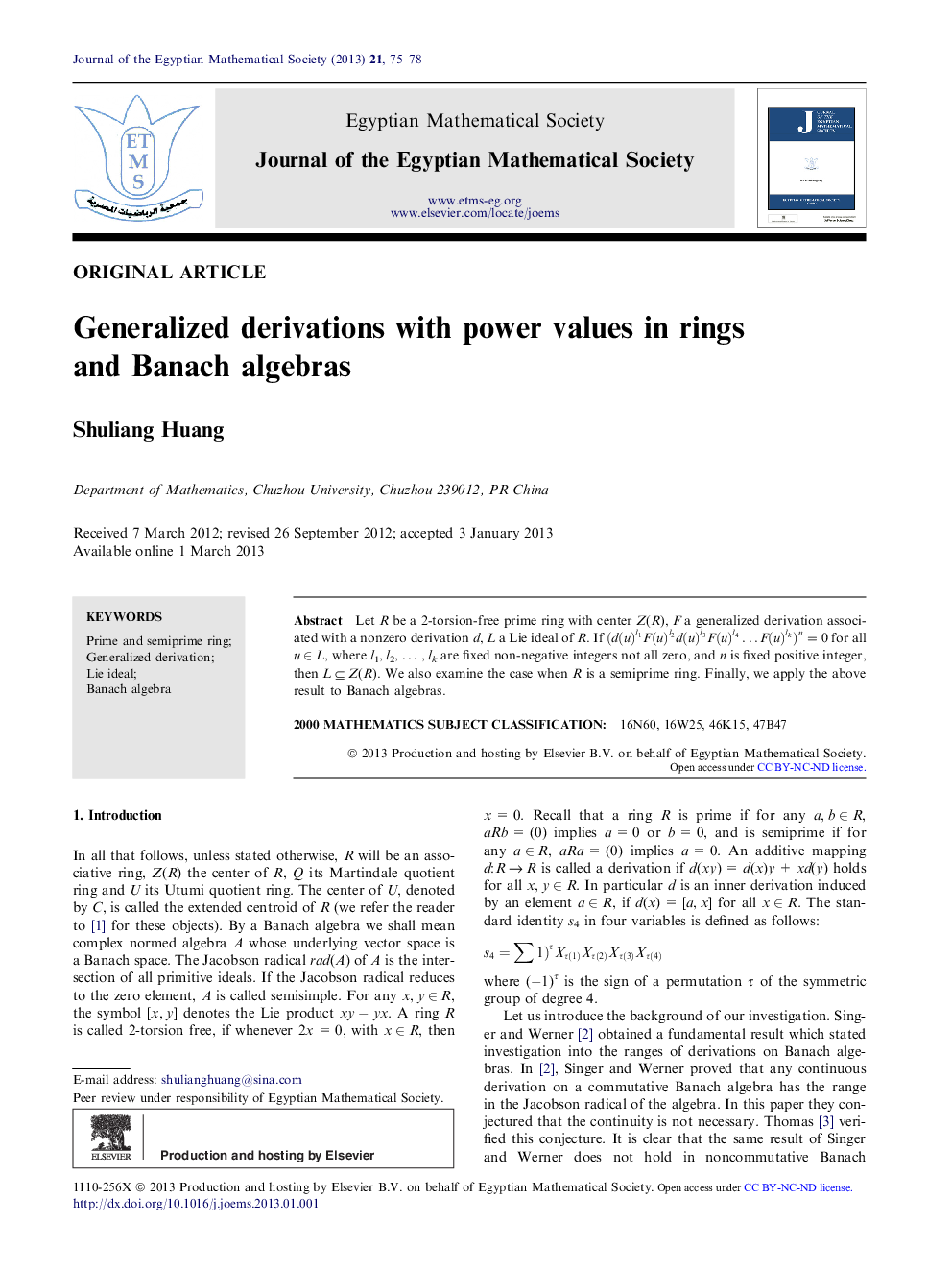 Generalized derivations with power values in rings and Banach algebras 