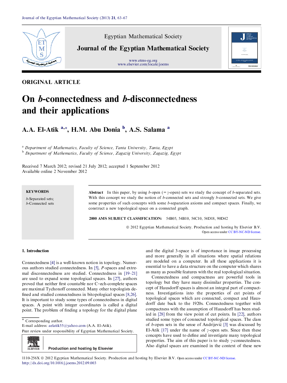 On b-connectedness and b-disconnectedness and their applications 