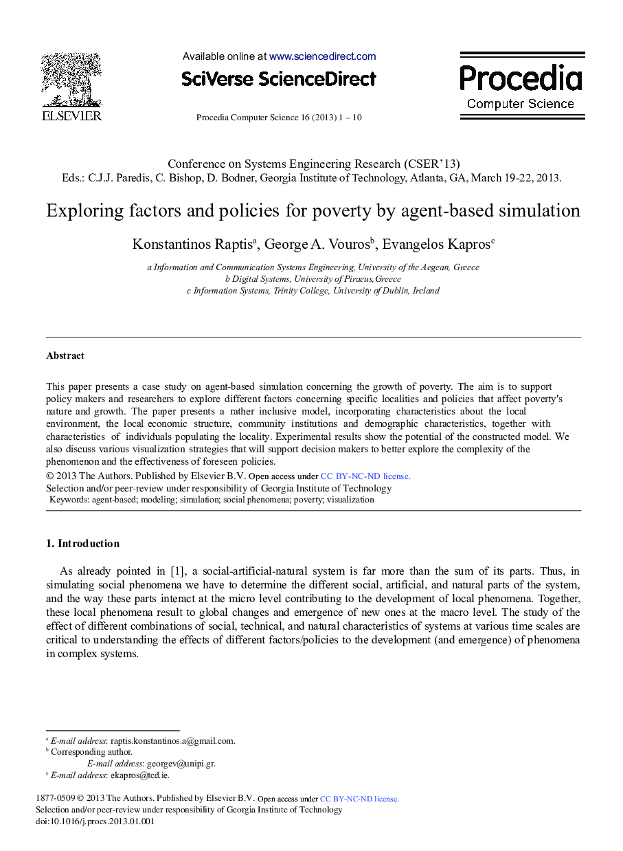 Exploring Factors and Policies for Poverty by Agent-based Simulation 