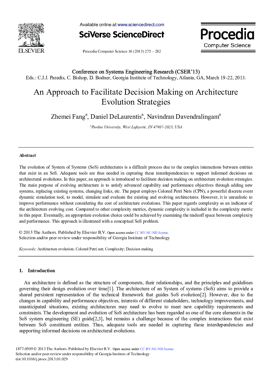 An Approach to Facilitate Decision Making on Architecture Evolution Strategies 