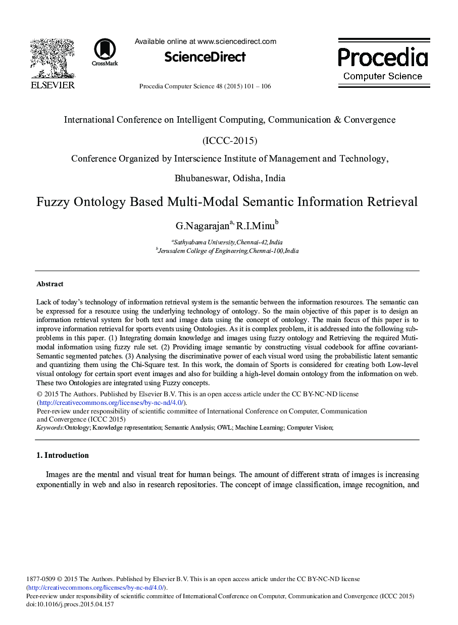 Fuzzy Ontology Based Multi-Modal Semantic Information Retrieval 