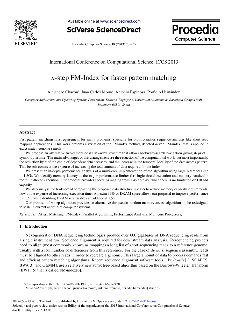 n-step FM-Index for Faster Pattern Matching 