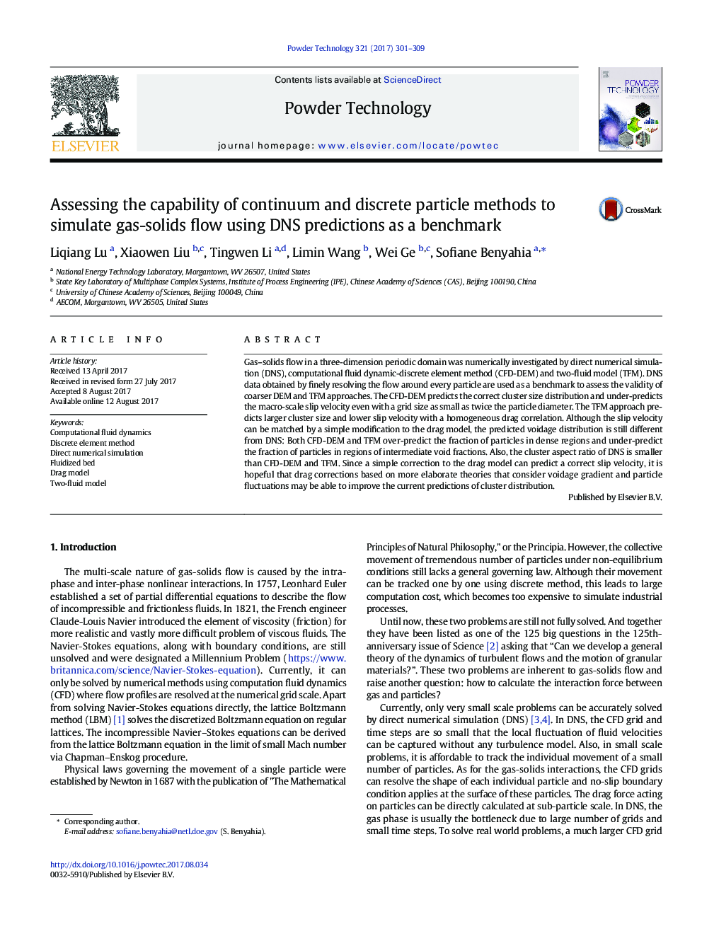 Assessing the capability of continuum and discrete particle methods to simulate gas-solids flow using DNS predictions as a benchmark