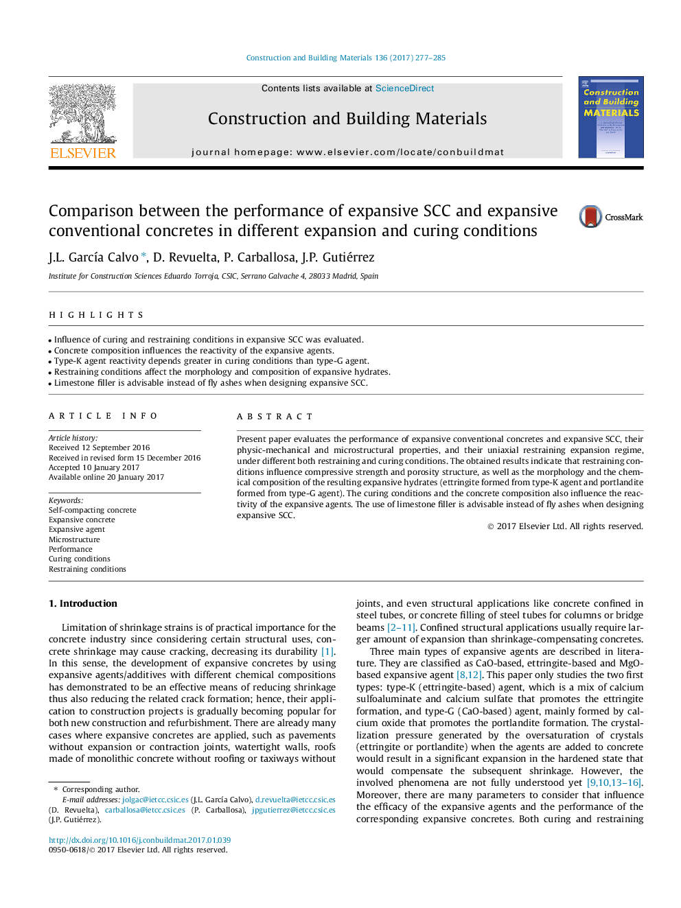 Comparison between the performance of expansive SCC and expansive conventional concretes in different expansion and curing conditions