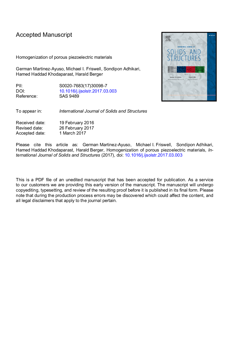 Homogenization of porous piezoelectric materials