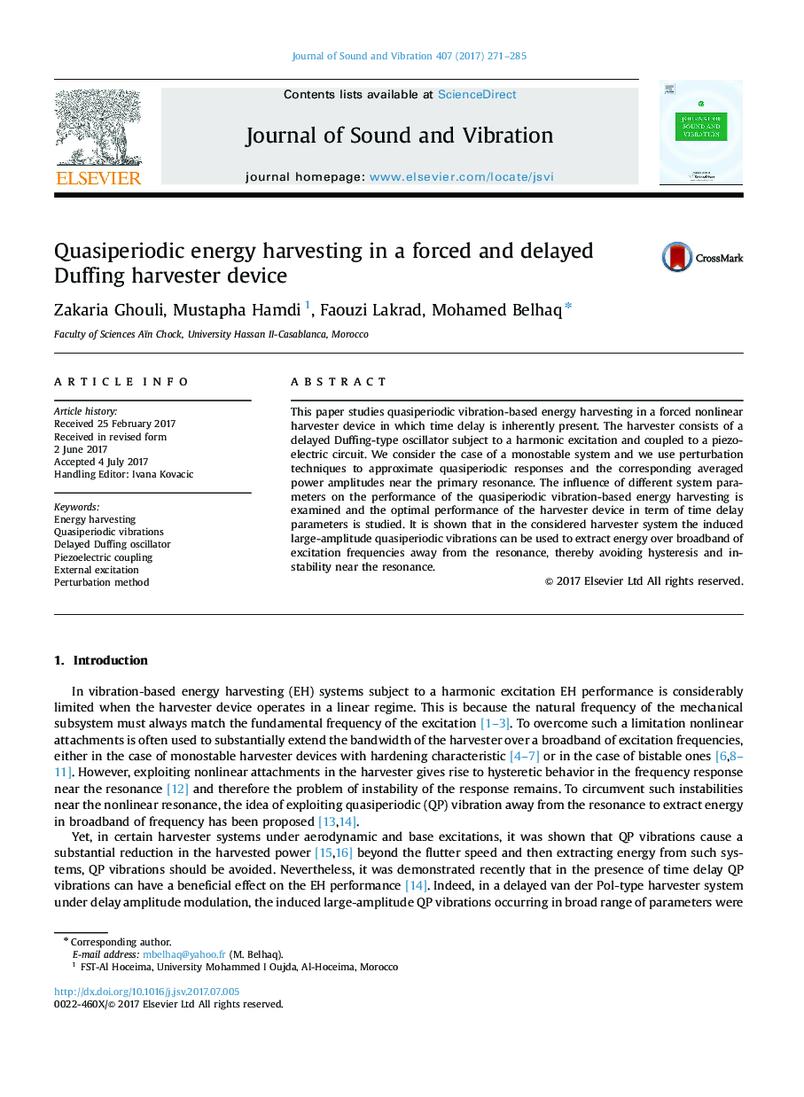 Quasiperiodic energy harvesting in a forced and delayed Duffing harvester device