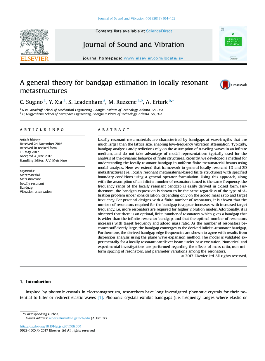 A general theory for bandgap estimation in locally resonant metastructures