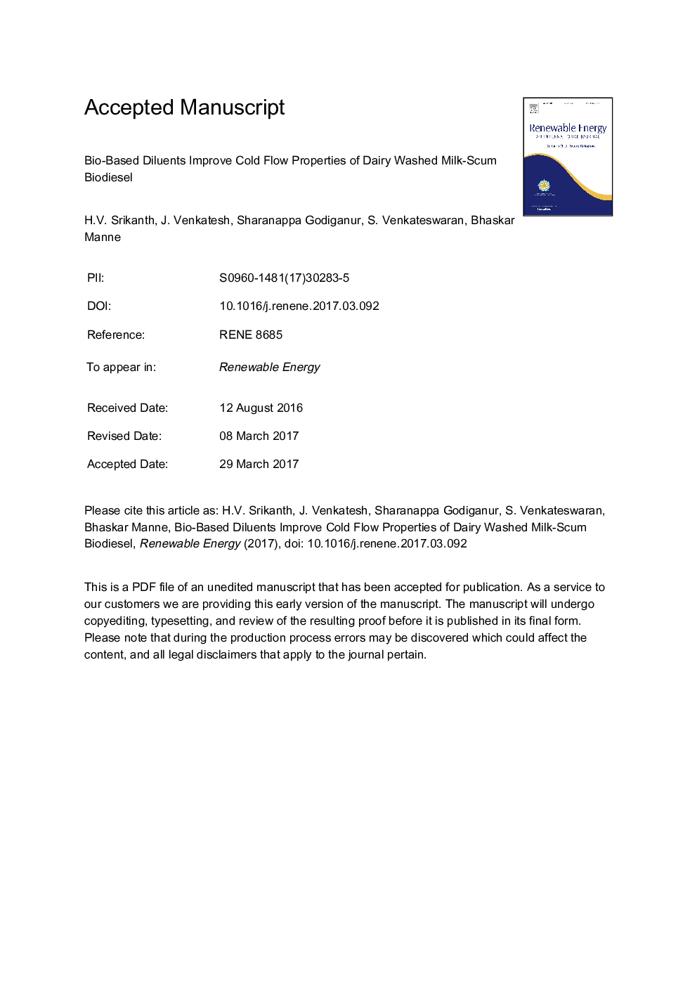 Bio-based diluents improve cold flow properties of dairy washed milk-scum biodiesel