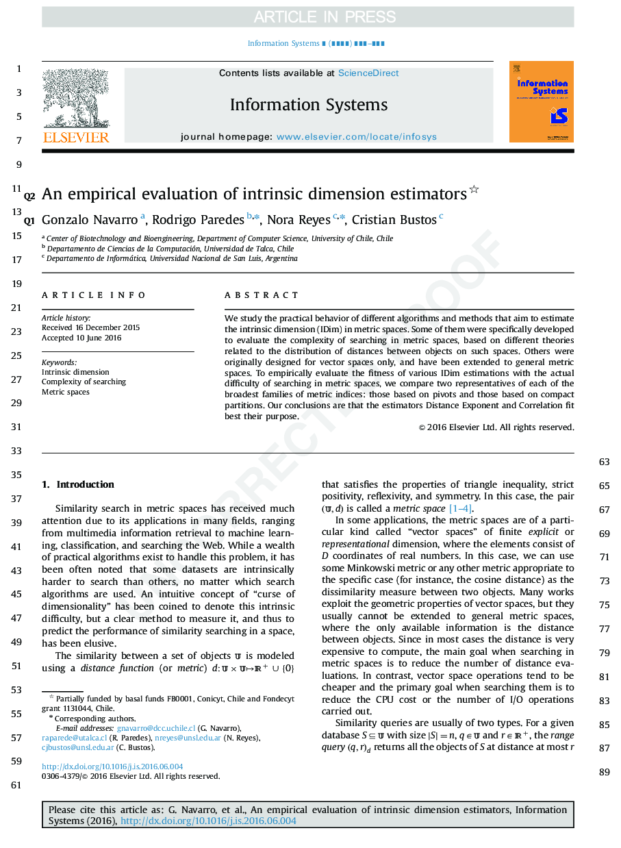 An empirical evaluation of intrinsic dimension estimators