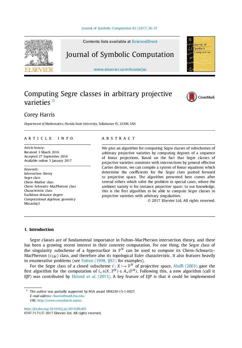 Computing Segre classes in arbitrary projective varieties