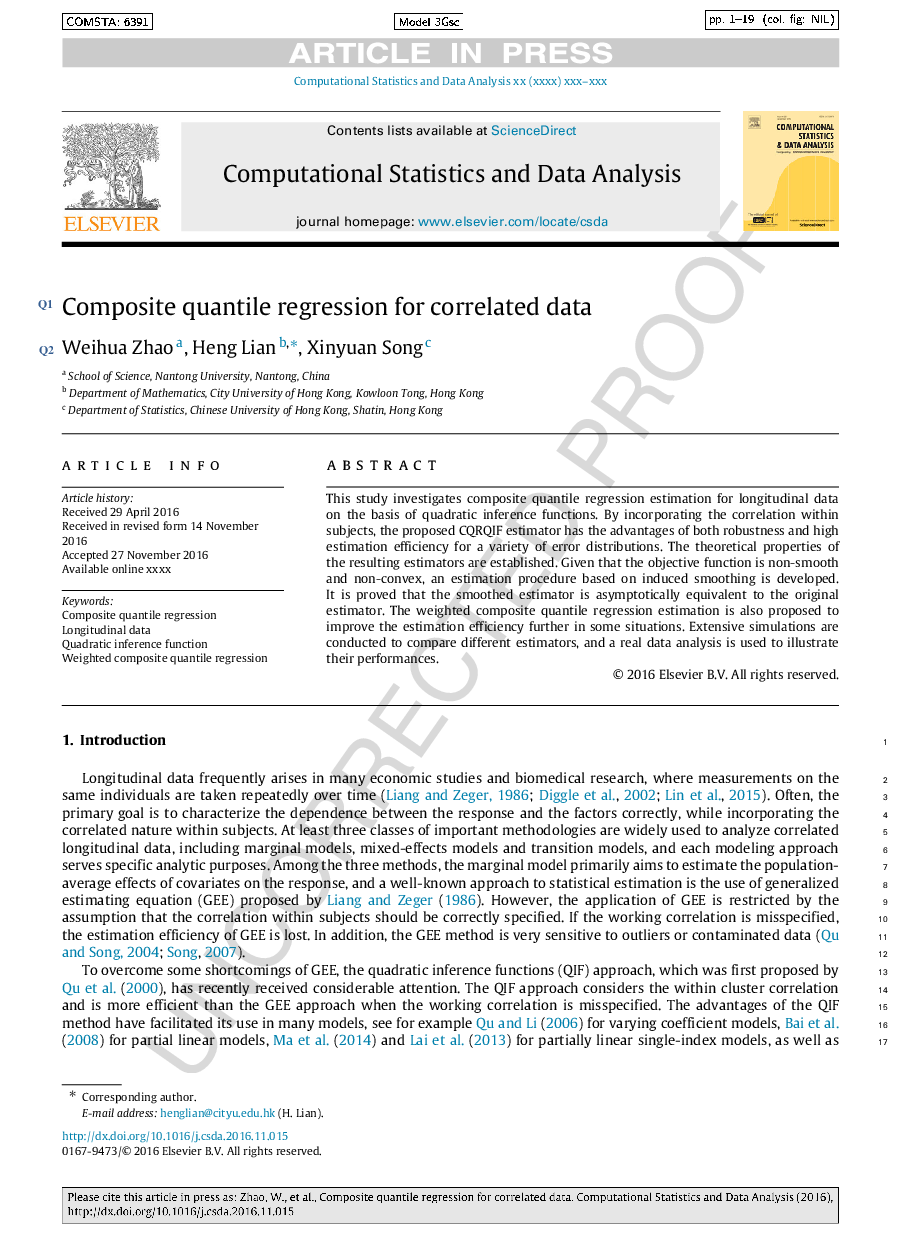 Composite quantile regression for correlated data