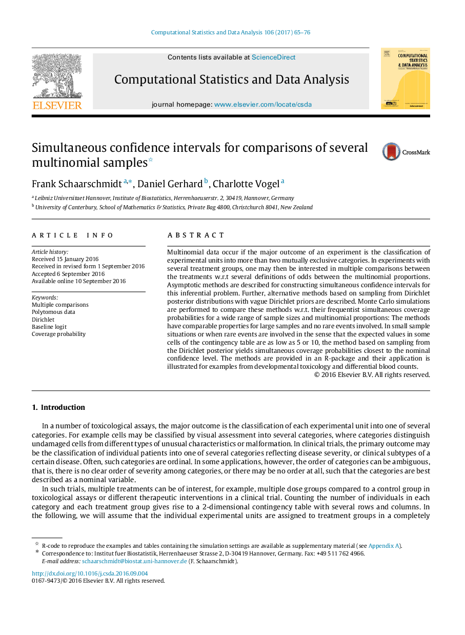 Simultaneous confidence intervals for comparisons of several multinomial samples