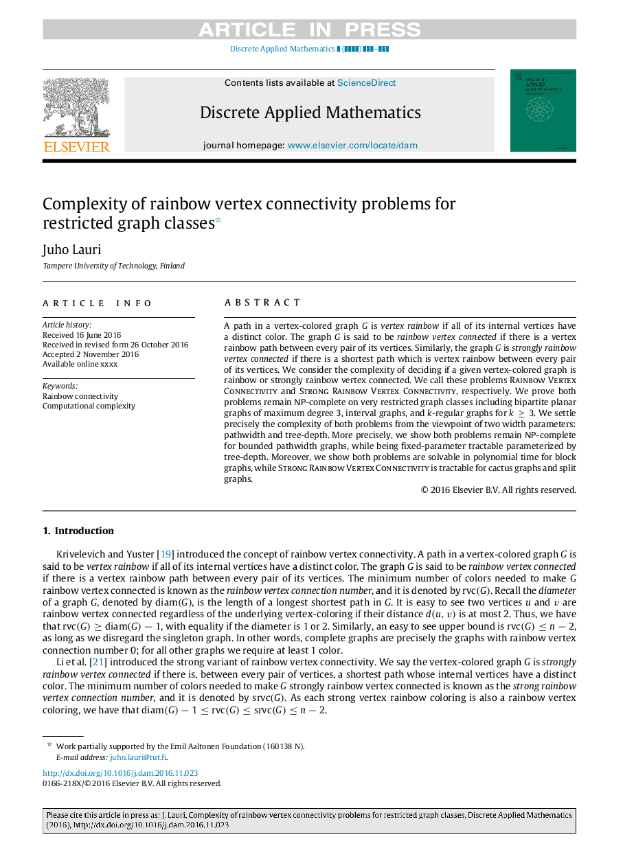 Complexity of rainbow vertex connectivity problems for restricted graph classes