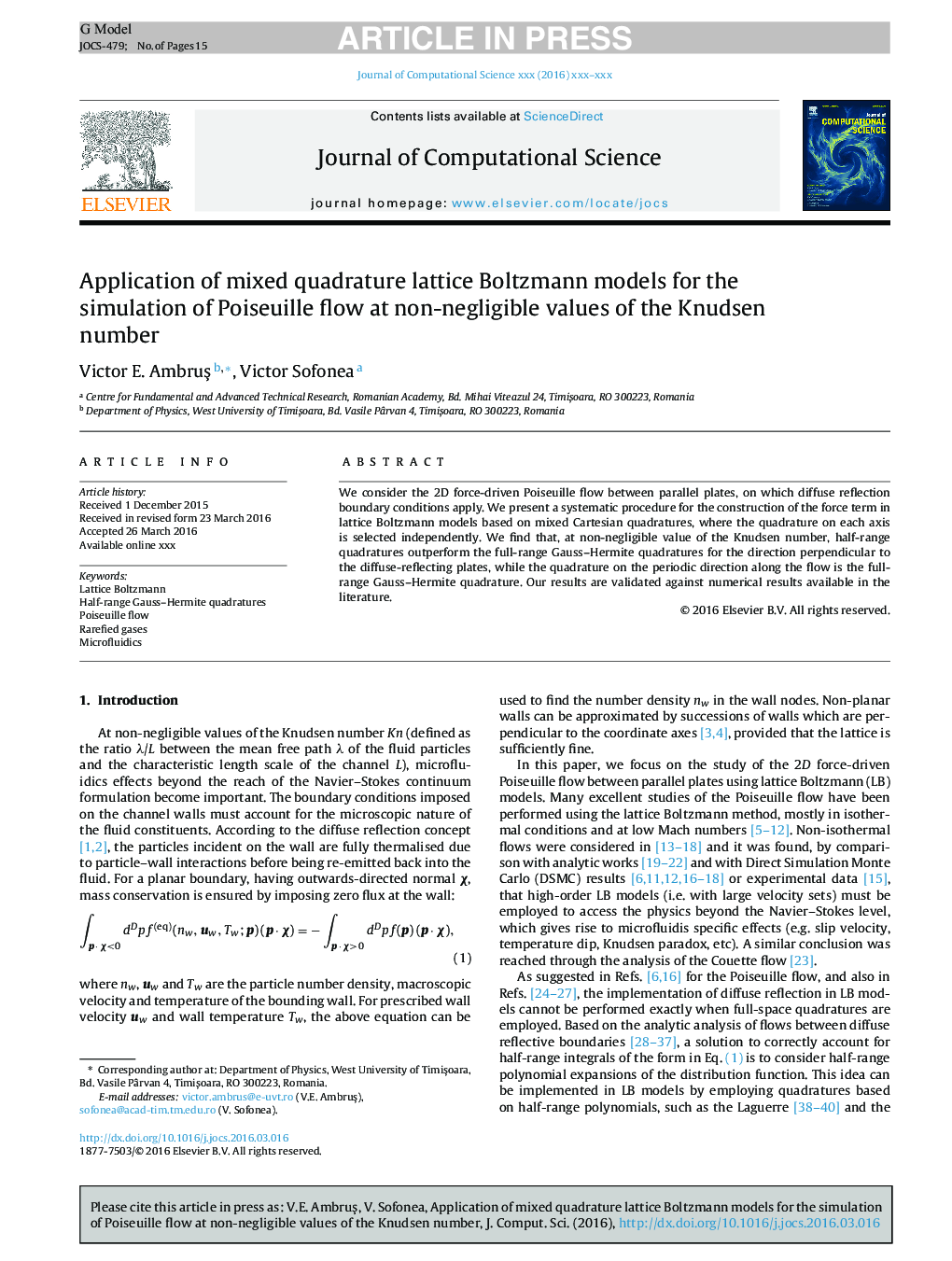 Application of mixed quadrature lattice Boltzmann models for the simulation of Poiseuille flow at non-negligible values of the Knudsen number