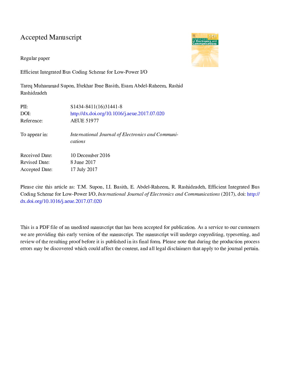 Efficient integrated bus coding scheme for low-power I/O