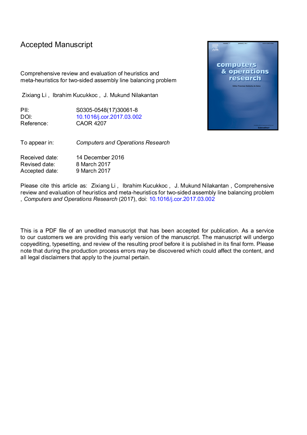 Comprehensive review and evaluation of heuristics and meta-heuristics for two-sided assembly line balancing problem