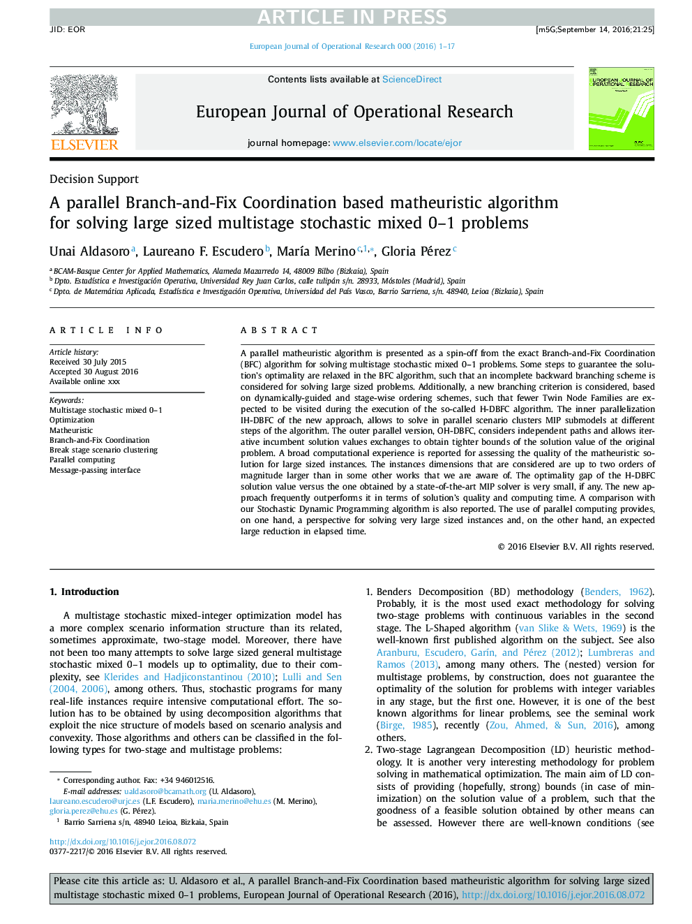 A parallel Branch-and-Fix Coordination based matheuristic algorithm for solving large sized multistage stochastic mixed 0-1 problems