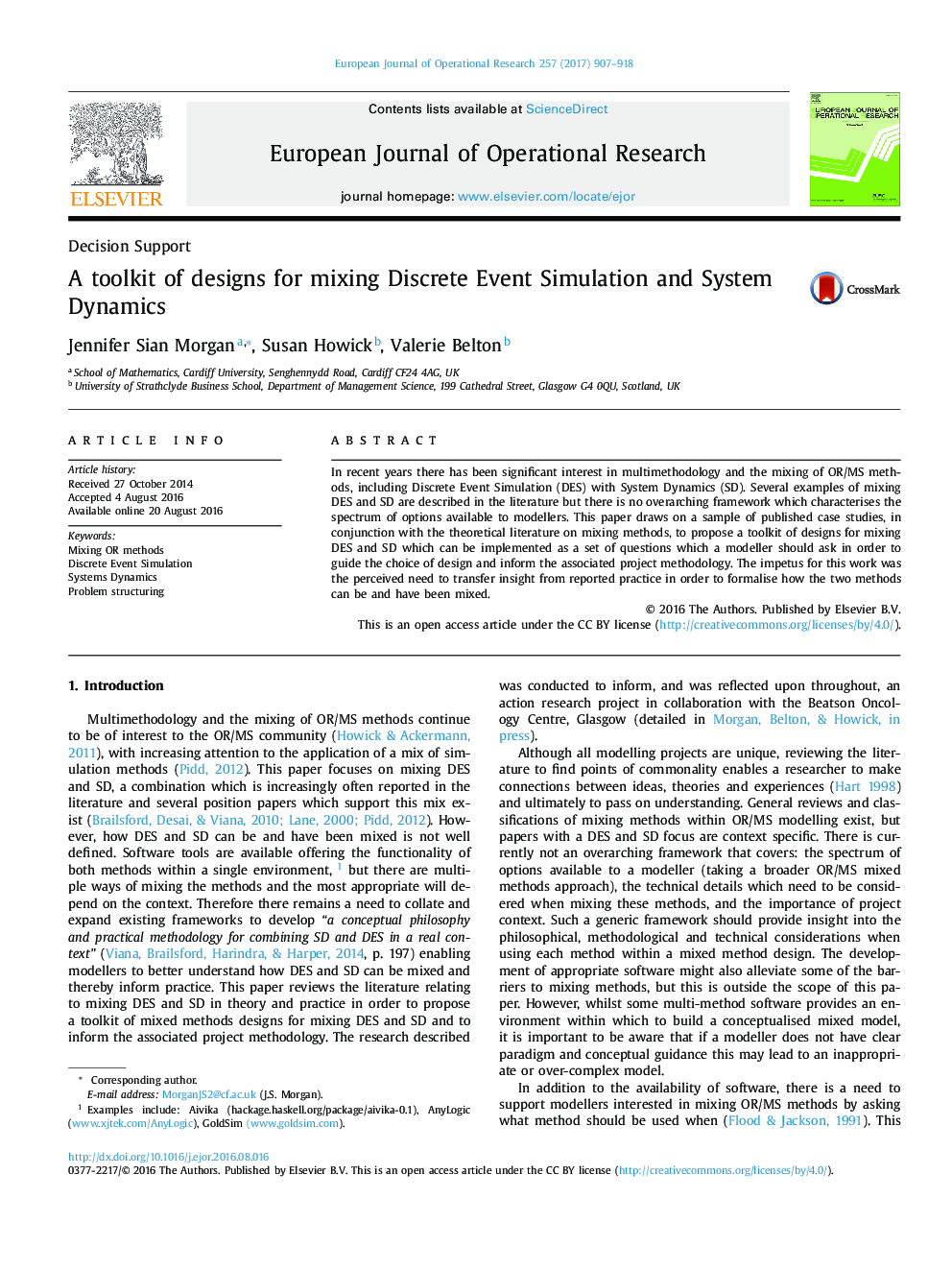 A toolkit of designs for mixing Discrete Event Simulation and System Dynamics