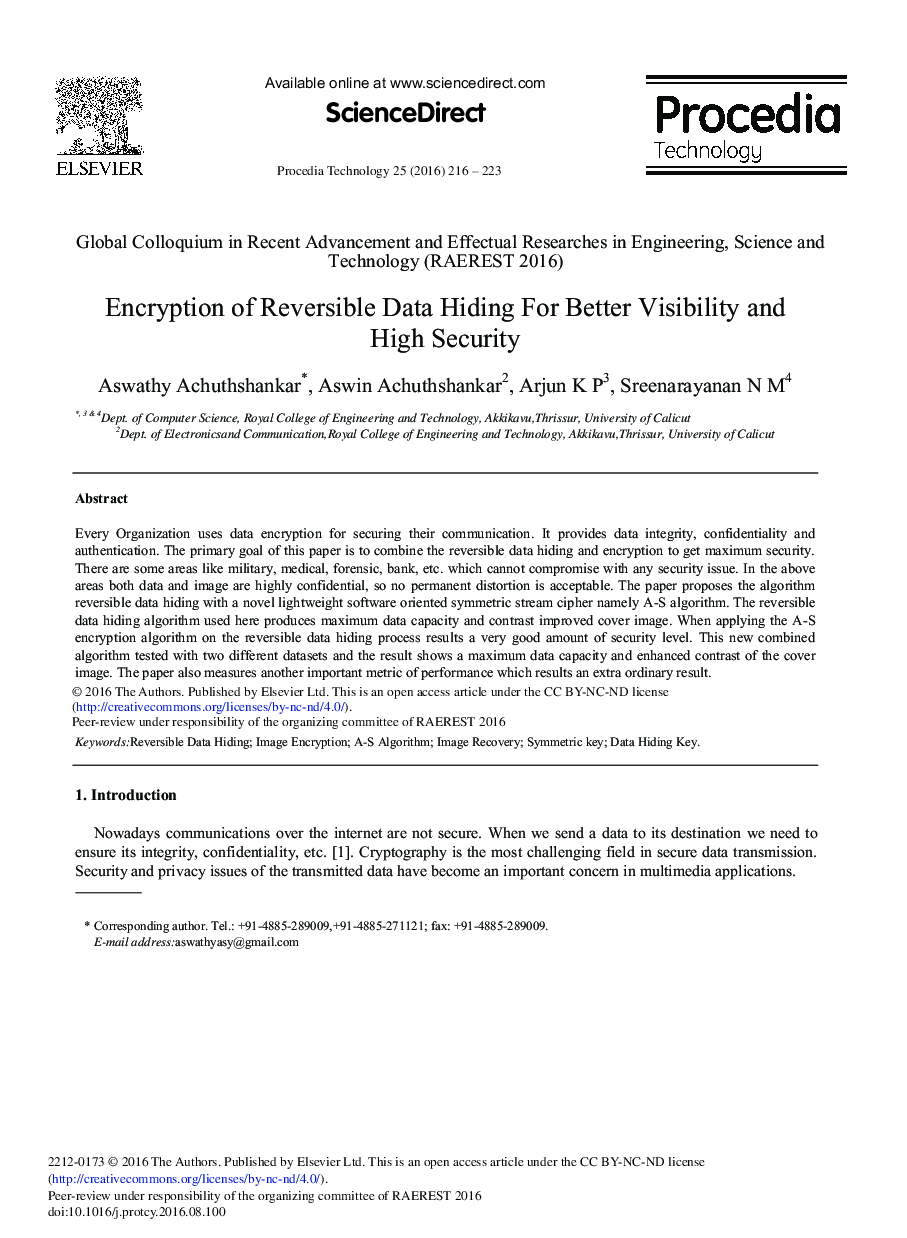 Encryption of Reversible Data Hiding for Better Visibility and High Security