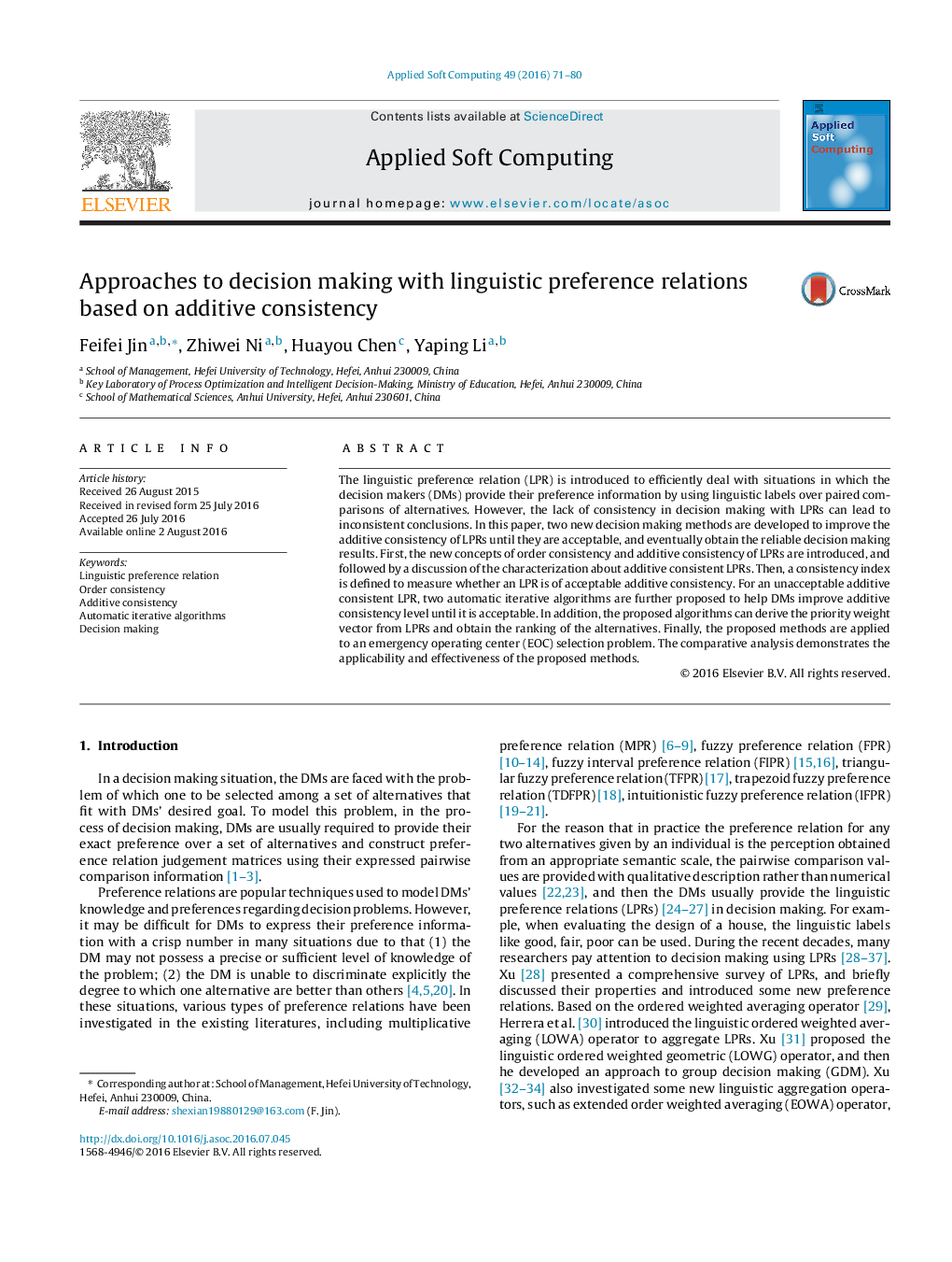 Approaches to decision making with linguistic preference relations based on additive consistency