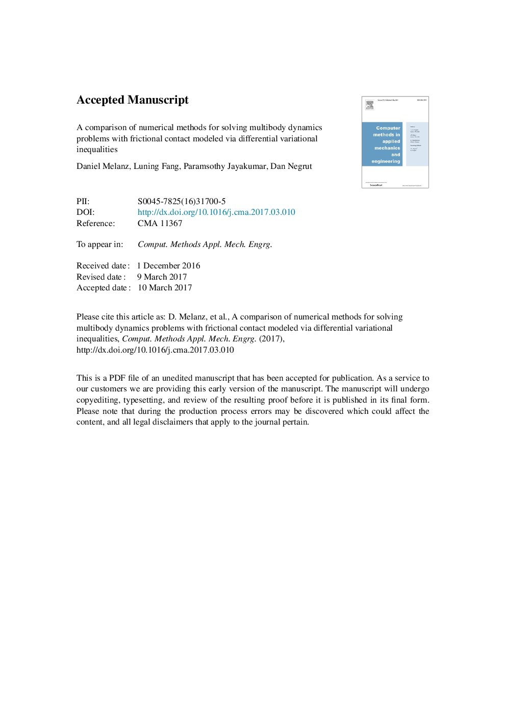 A comparison of numerical methods for solving multibody dynamics problems with frictional contact modeled via differential variational inequalities