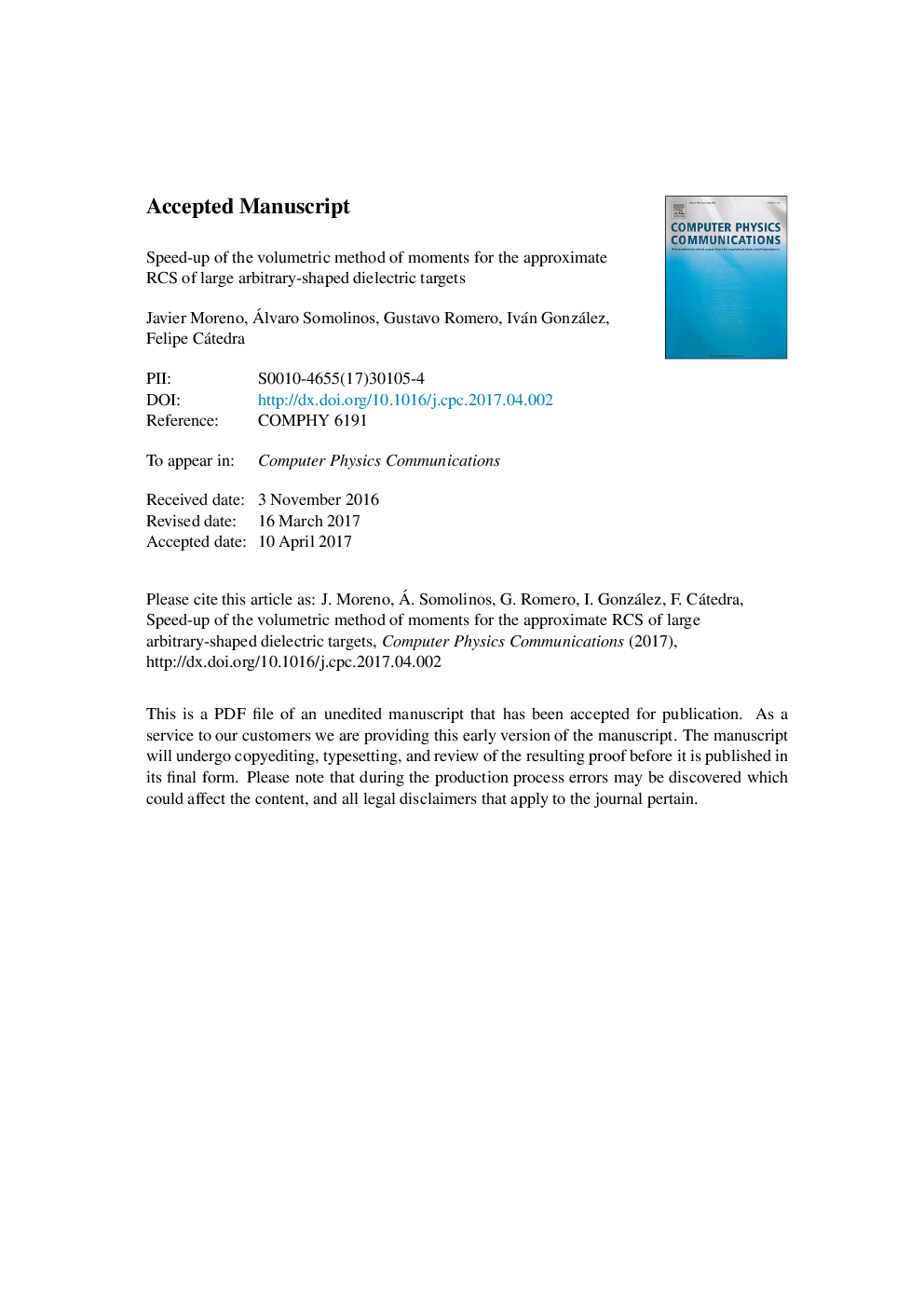 Speed-up of the volumetric method of moments for the approximate RCS of large arbitrary-shaped dielectric targets