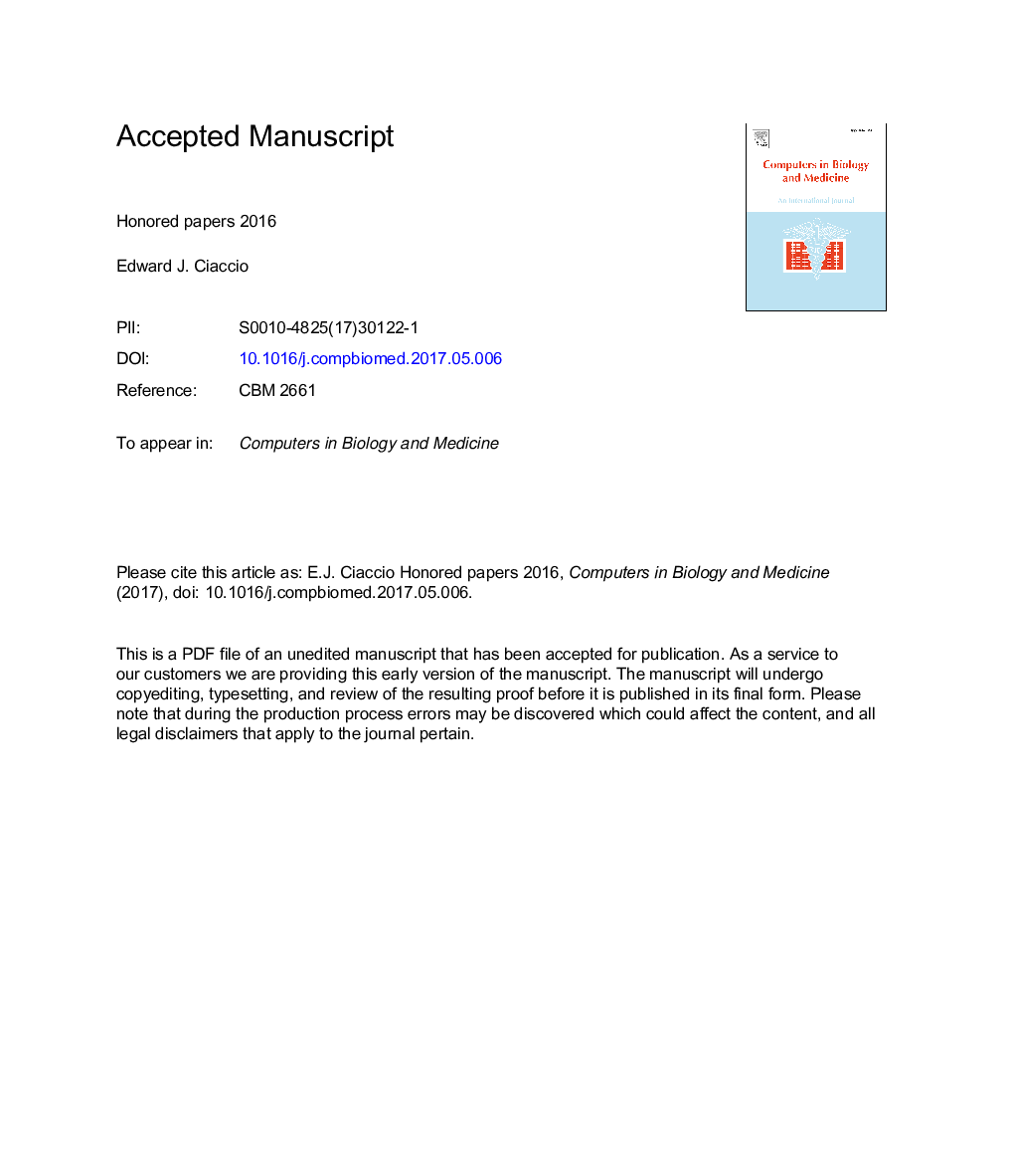 Honored papers 2016