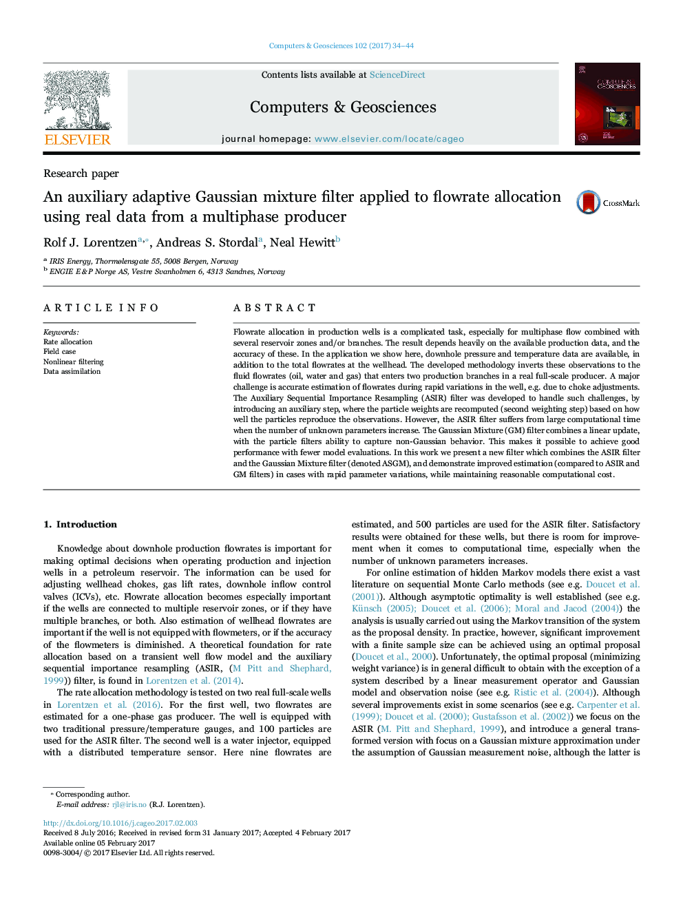 An auxiliary adaptive Gaussian mixture filter applied to flowrate allocation using real data from a multiphase producer