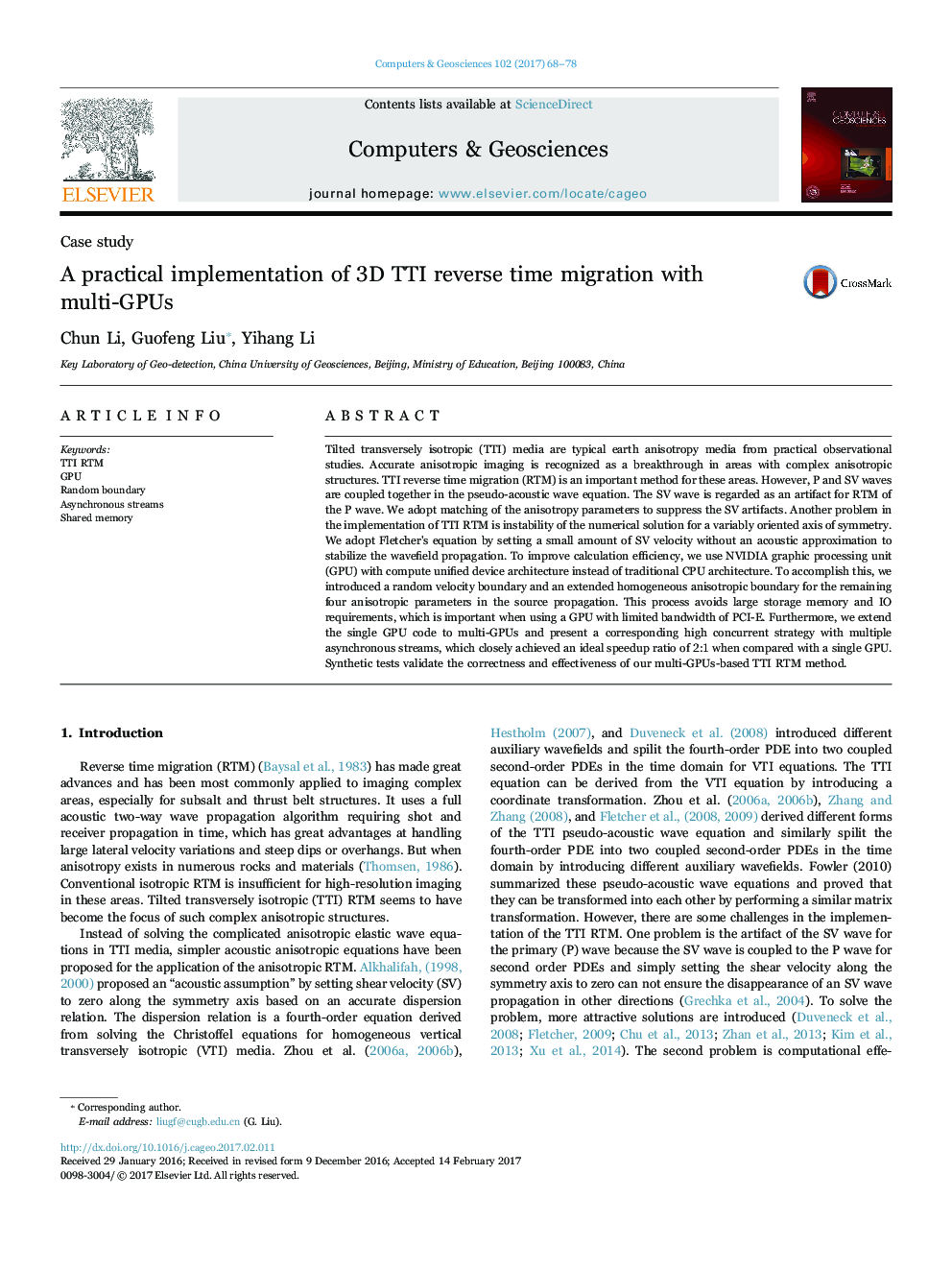 A practical implementation of 3D TTI reverse time migration with multi-GPUs