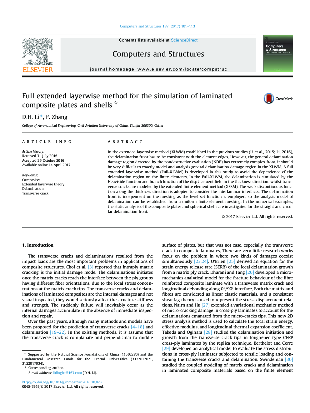 Full extended layerwise method for the simulation of laminated composite plates and shells