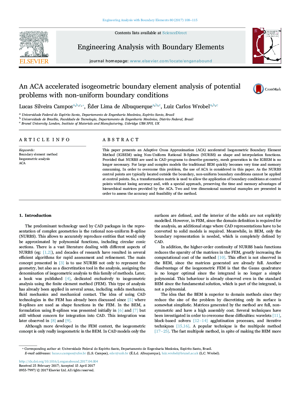 An ACA accelerated isogeometric boundary element analysis of potential problems with non-uniform boundary conditions