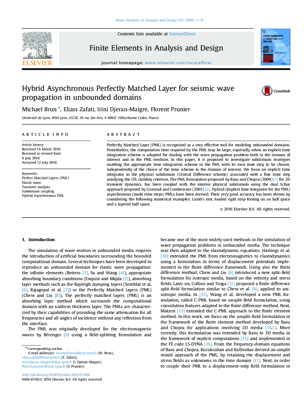 Hybrid Asynchronous Perfectly Matched Layer for seismic wave propagation in unbounded domains