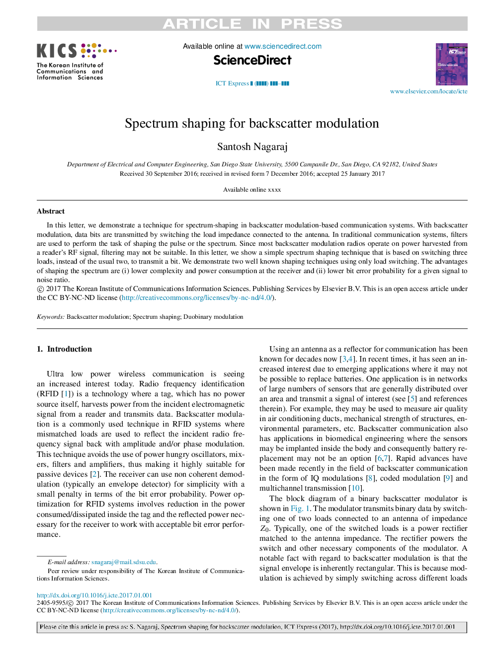 Spectrum shaping for backscatter modulation