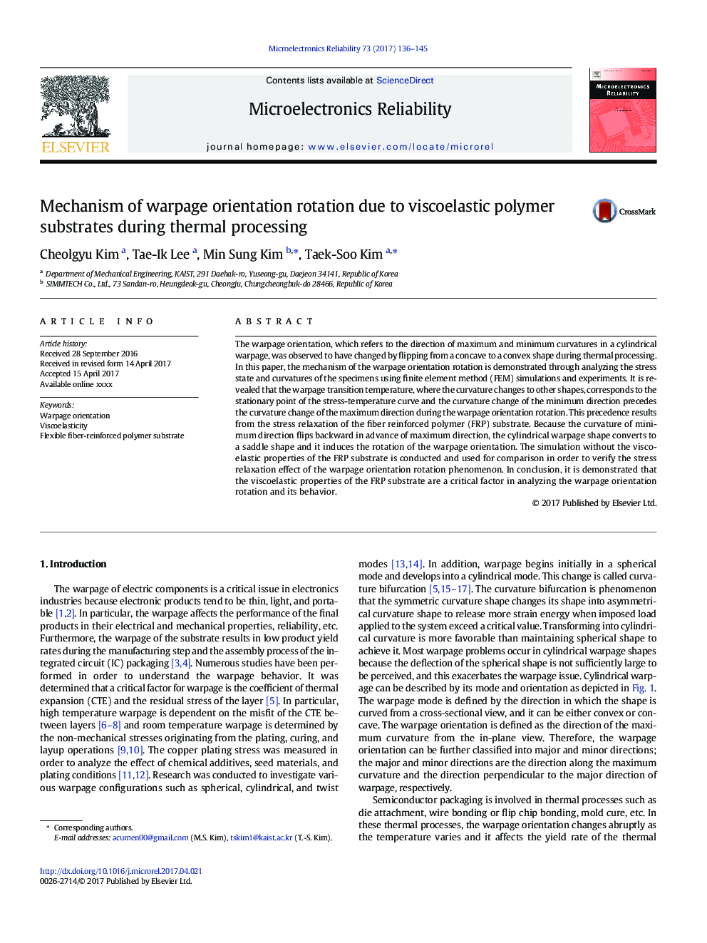 Mechanism of warpage orientation rotation due to viscoelastic polymer substrates during thermal processing