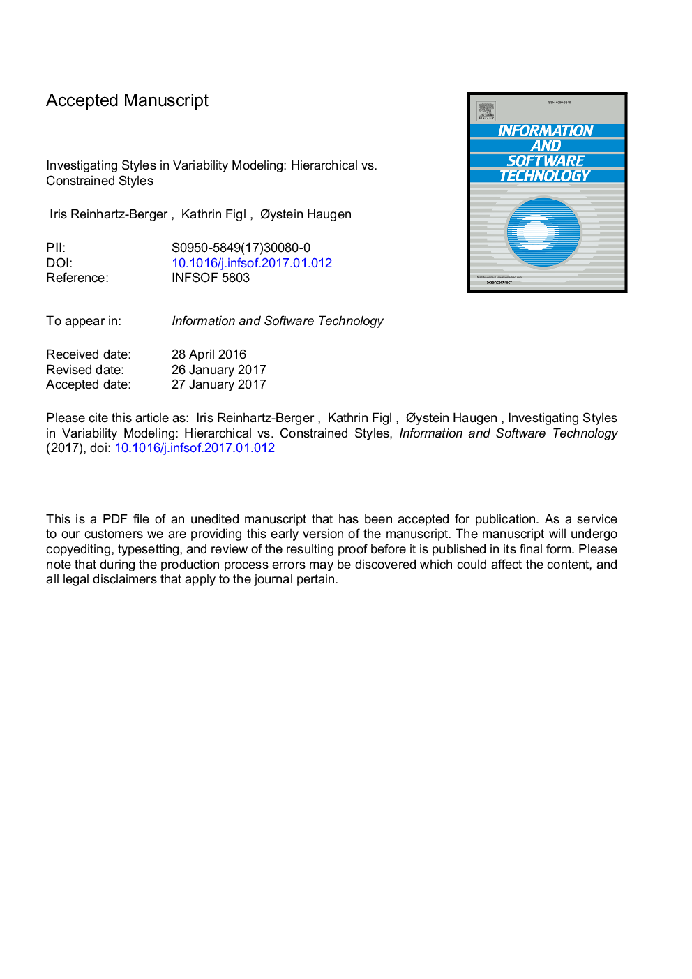 Investigating styles in variability modeling: Hierarchical vs. constrained styles