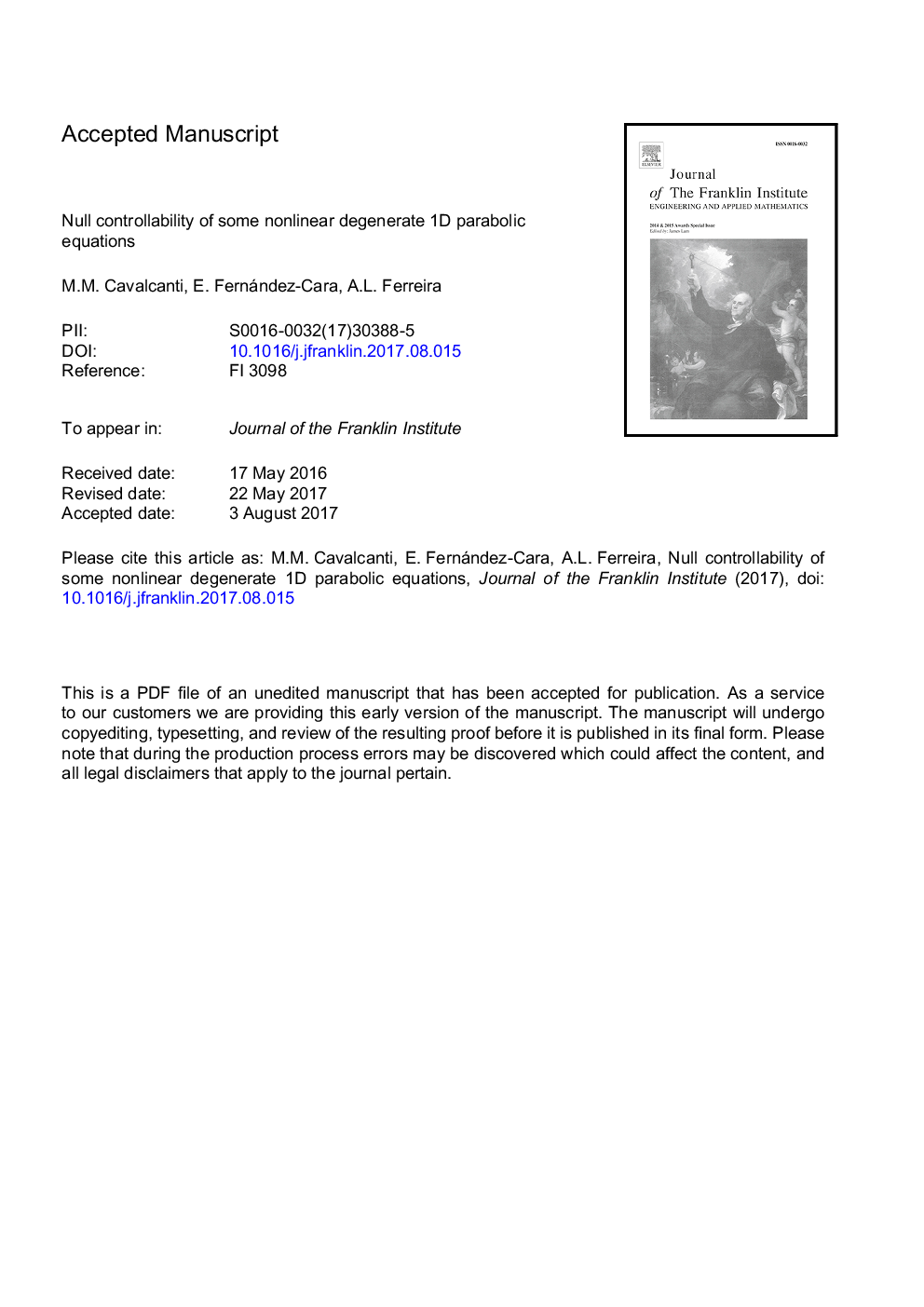 Null controllability of some nonlinear degenerate 1D parabolic equations