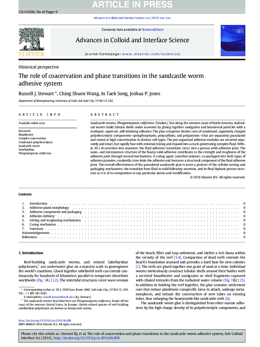 The role of coacervation and phase transitions in the sandcastle worm adhesive system