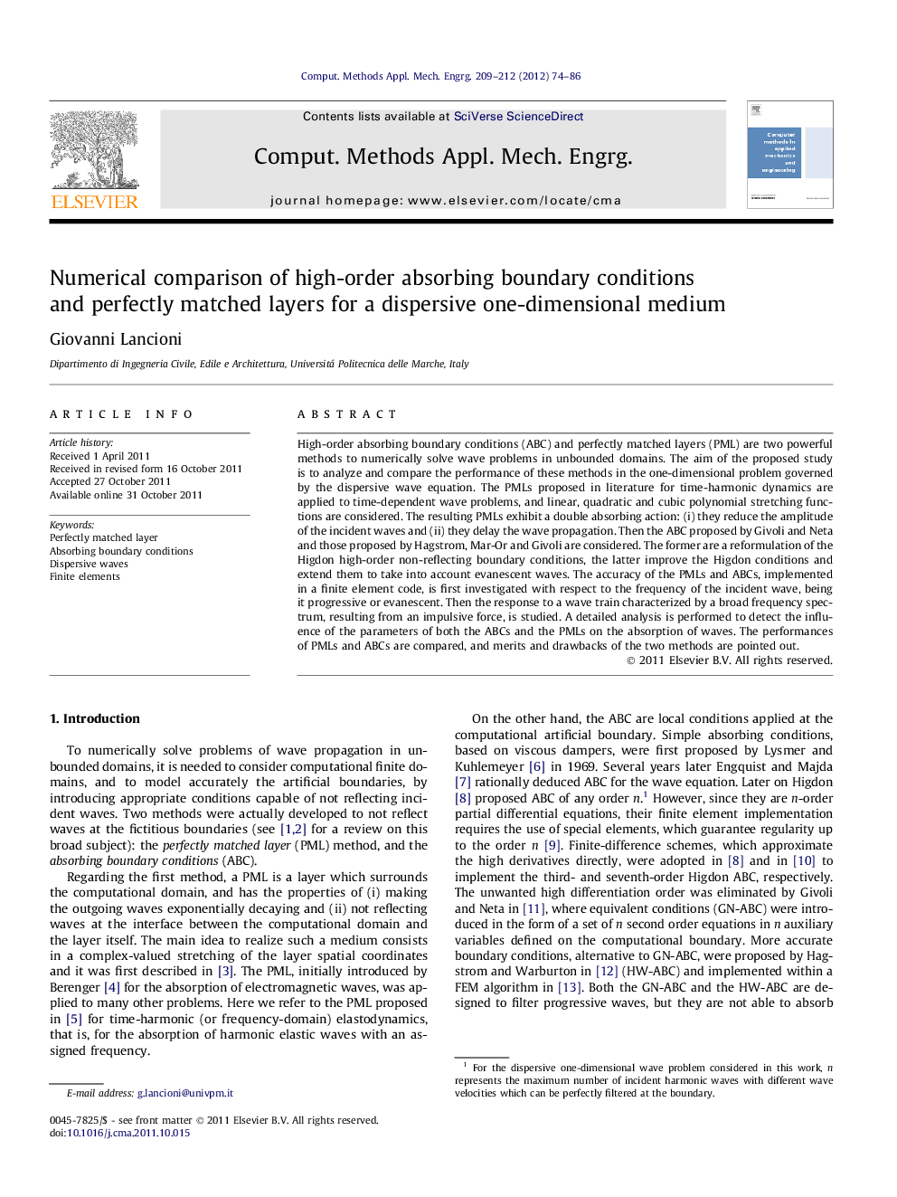 Numerical comparison of high-order absorbing boundary conditions and perfectly matched layers for a dispersive one-dimensional medium