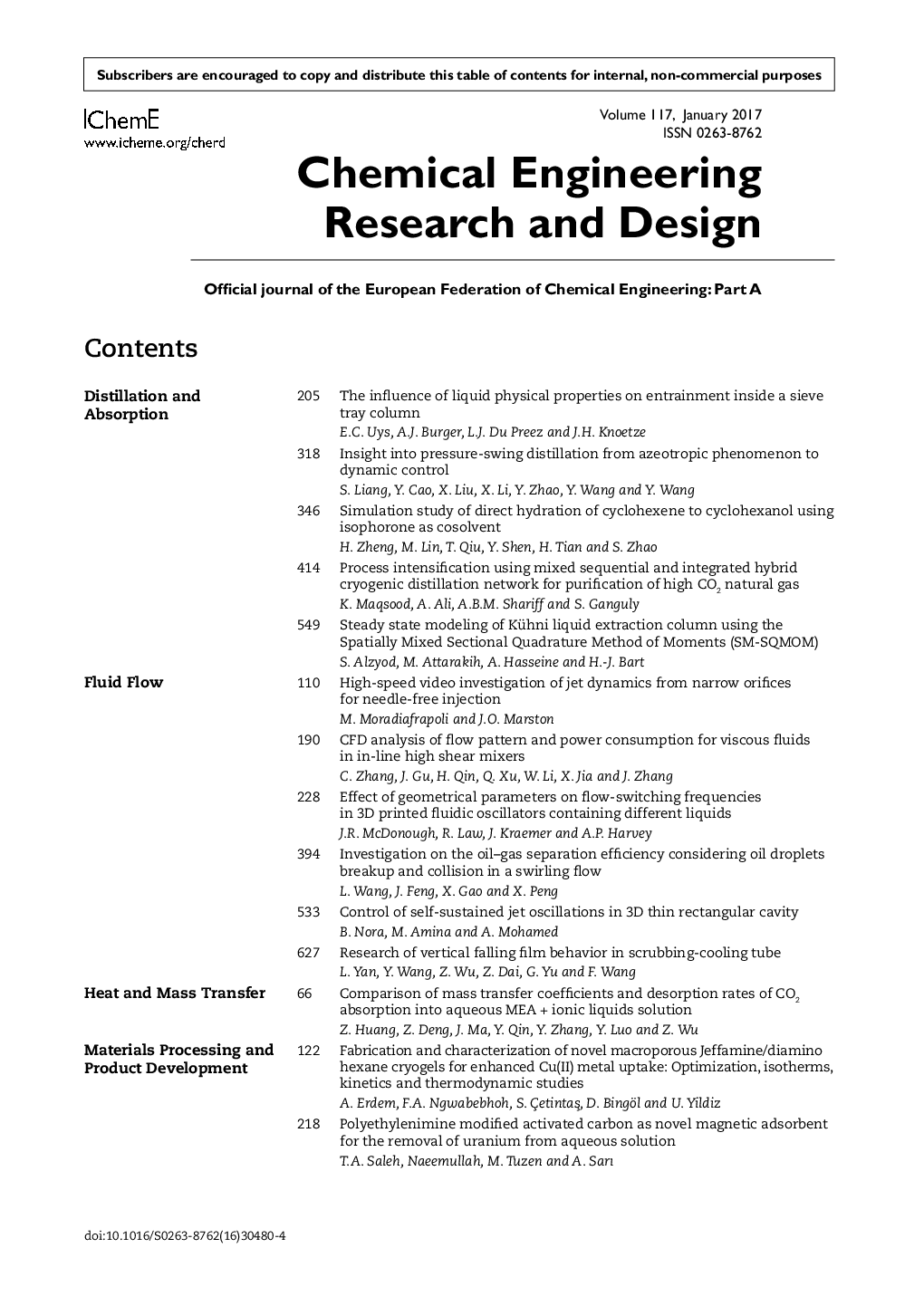 عکس صفحه اول مقاله: Contents Contents