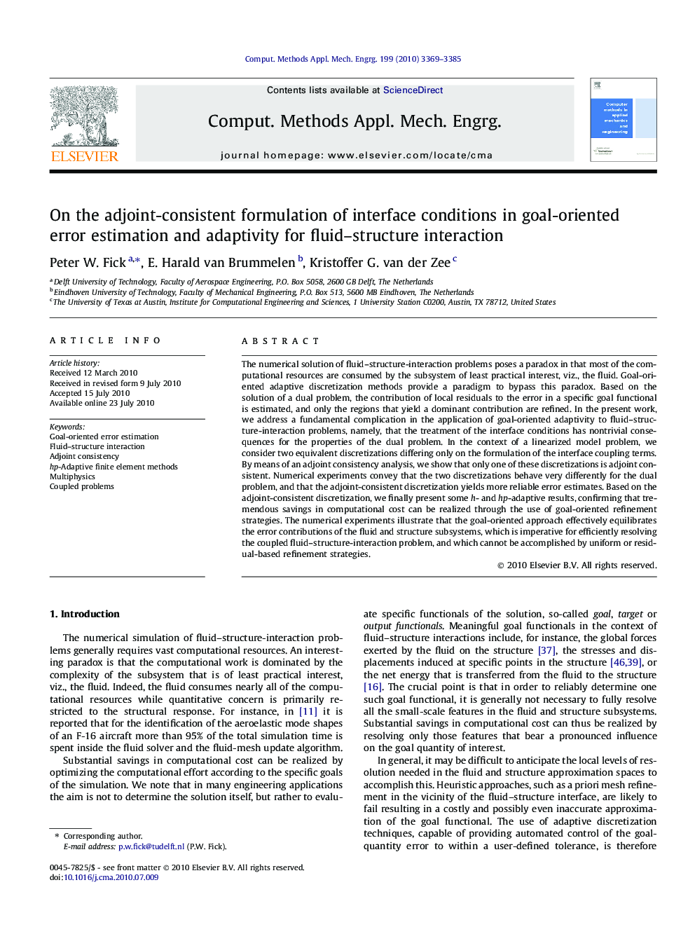 On the adjoint-consistent formulation of interface conditions in goal-oriented error estimation and adaptivity for fluid–structure interaction