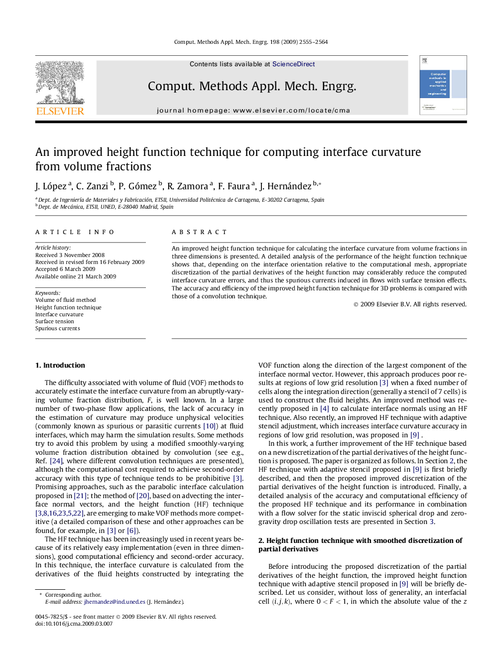 An improved height function technique for computing interface curvature from volume fractions