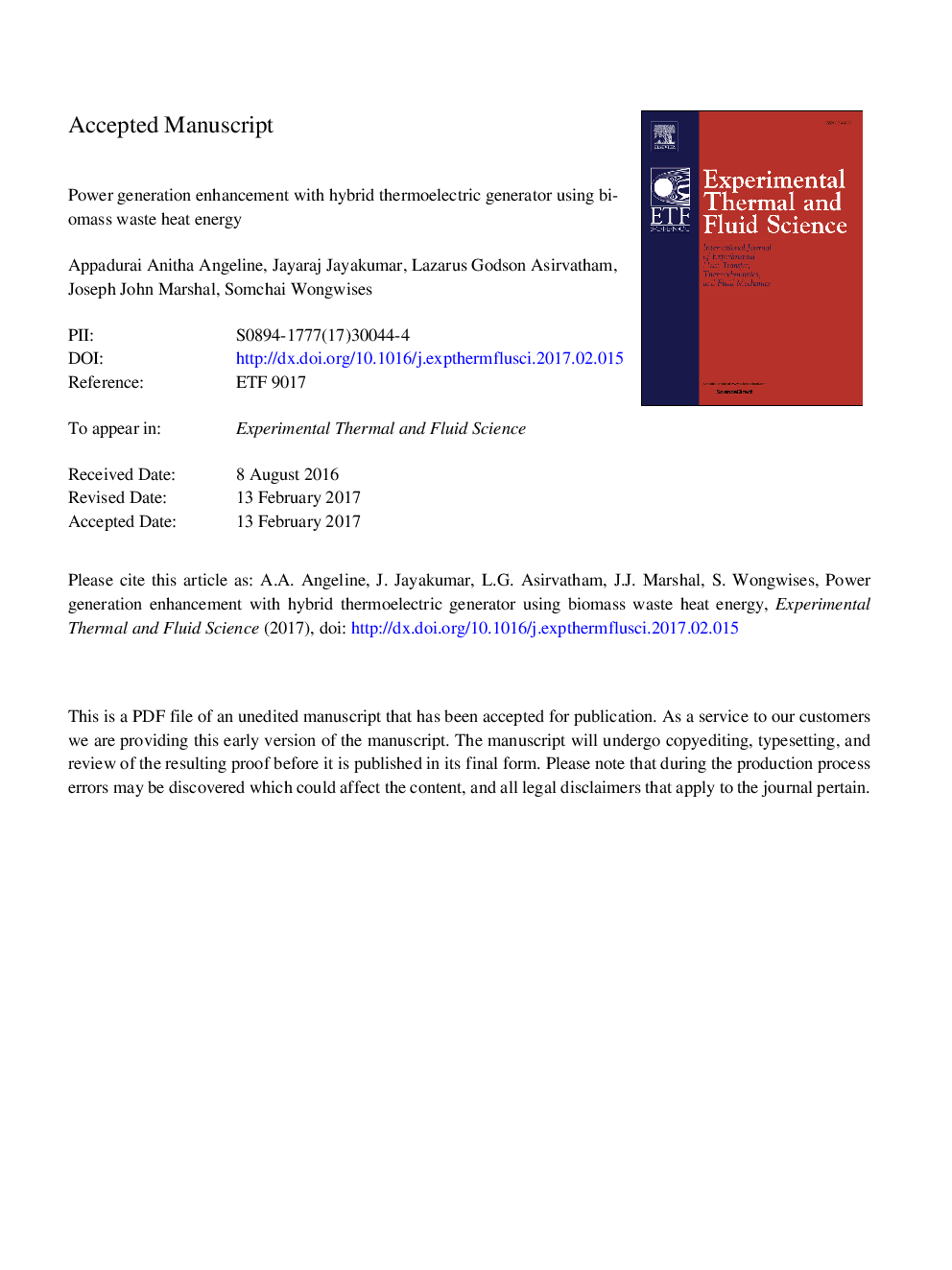 Power generation enhancement with hybrid thermoelectric generator using biomass waste heat energy