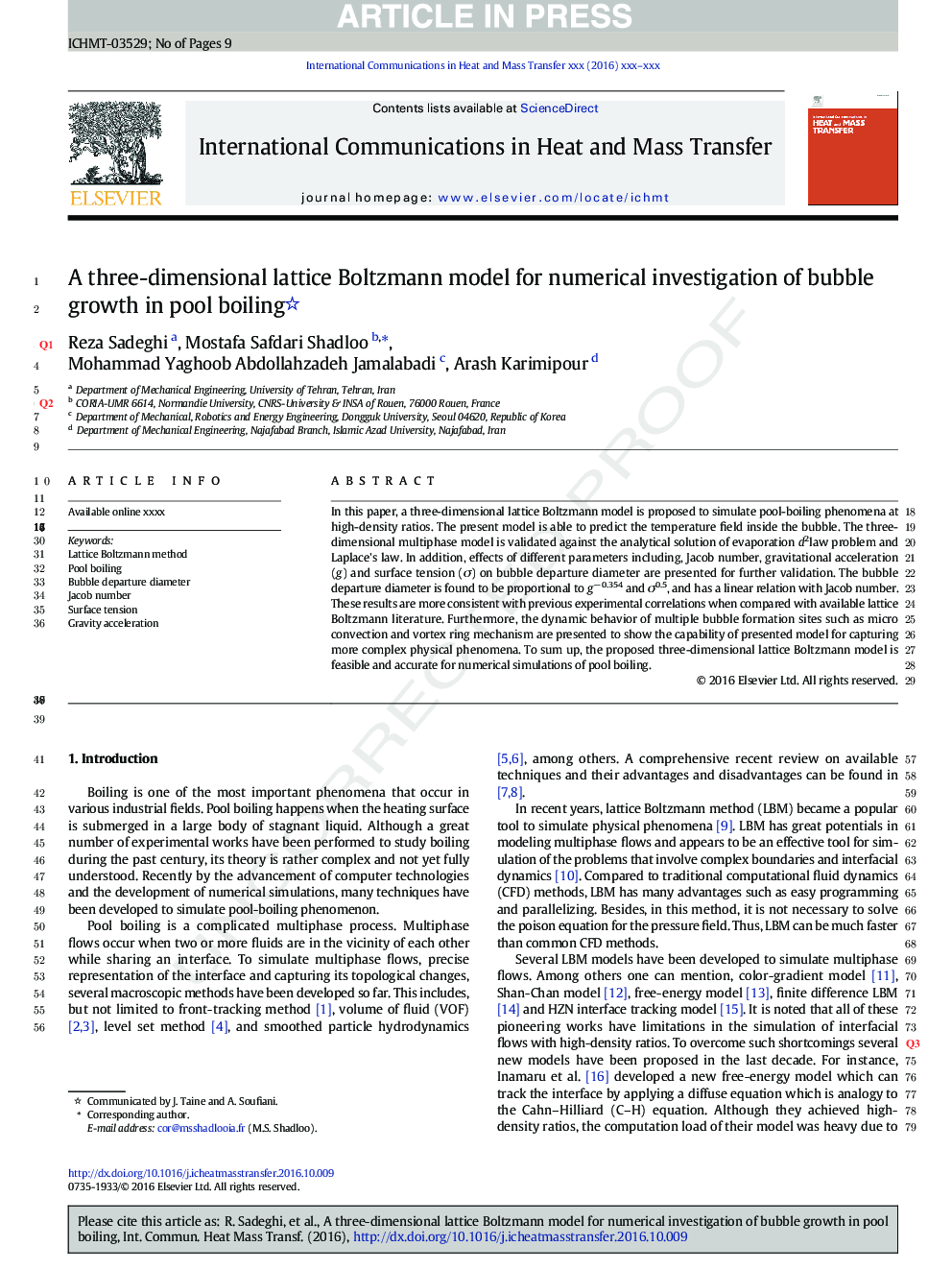 A three-dimensional lattice Boltzmann model for numerical investigation of bubble growth in pool boiling