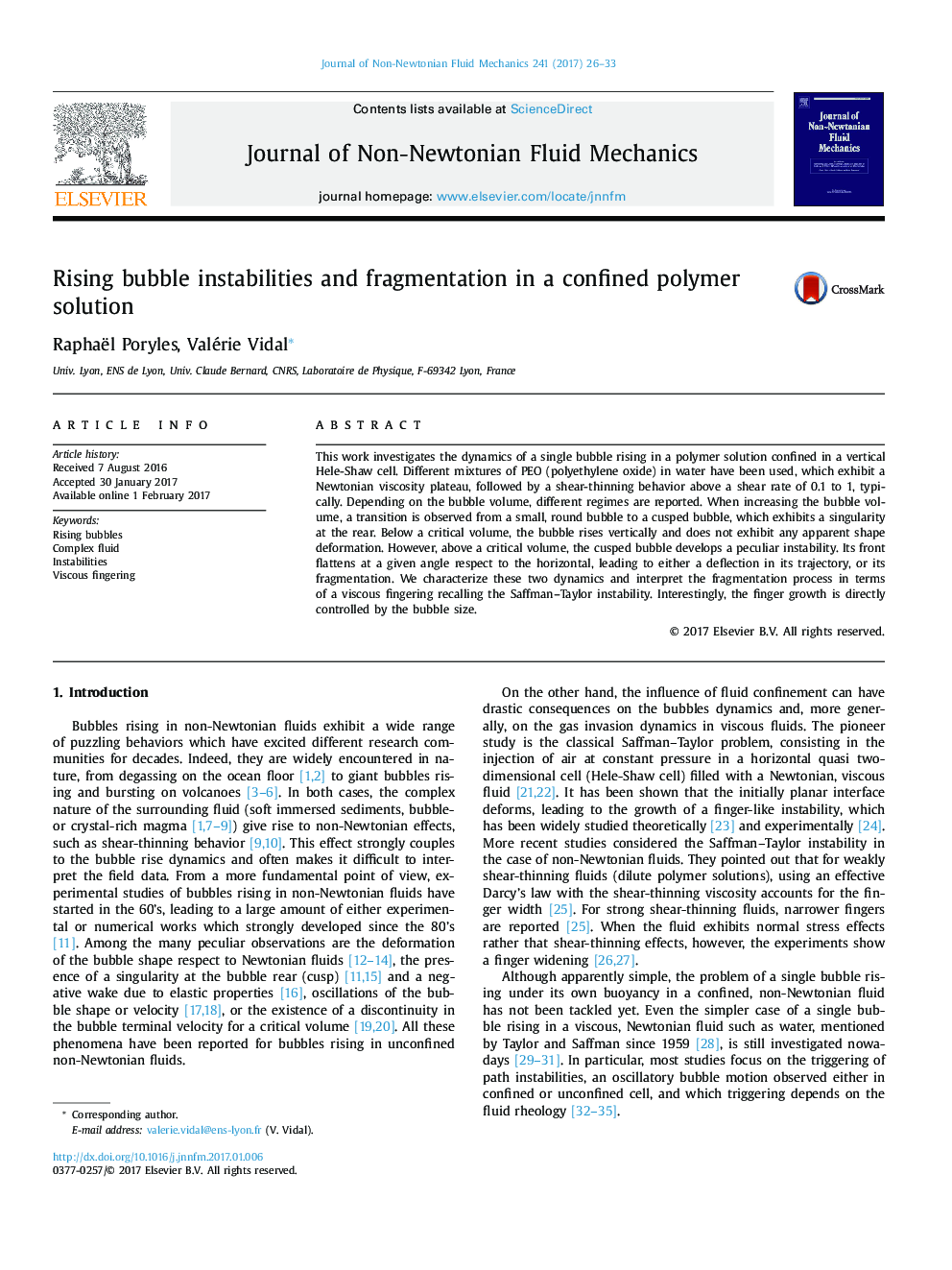 Rising bubble instabilities and fragmentation in a confined polymer solution