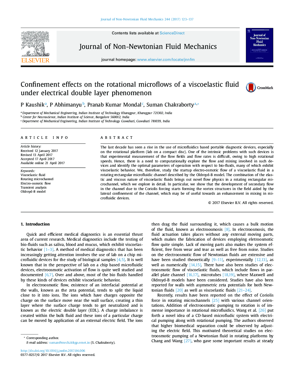 Confinement effects on the rotational microflows of a viscoelastic fluid under electrical double layer phenomenon