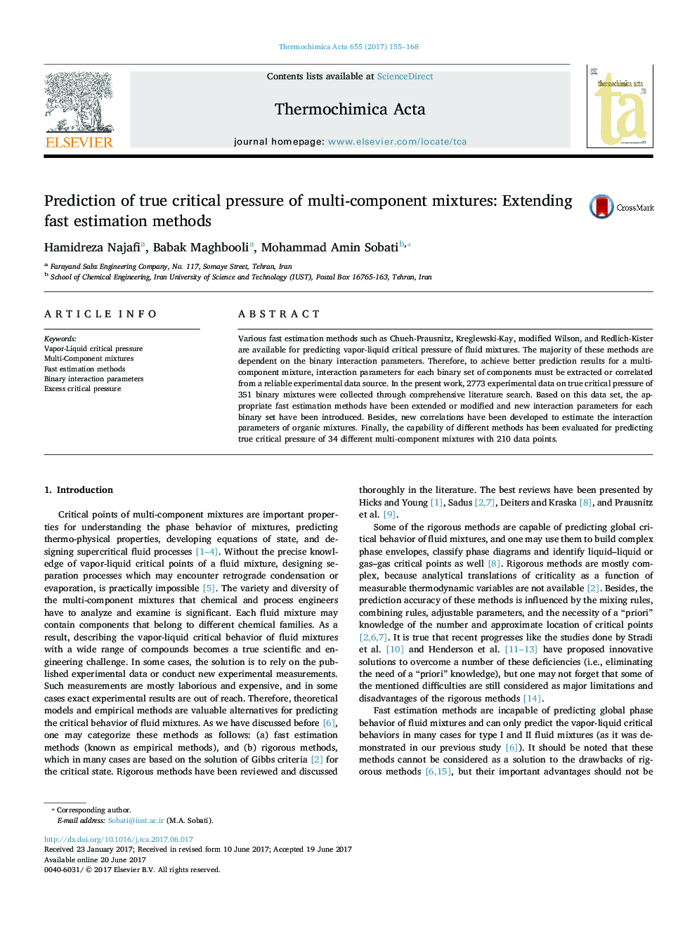 Prediction of true critical pressure of multi-component mixtures: Extending fast estimation methods