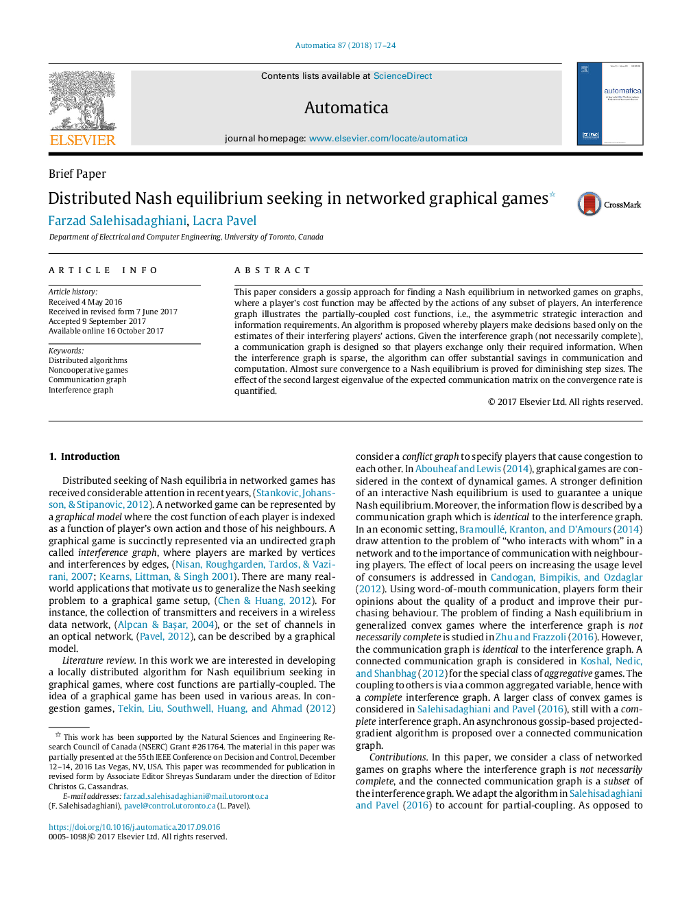 Distributed Nash equilibrium seeking in networked graphical games