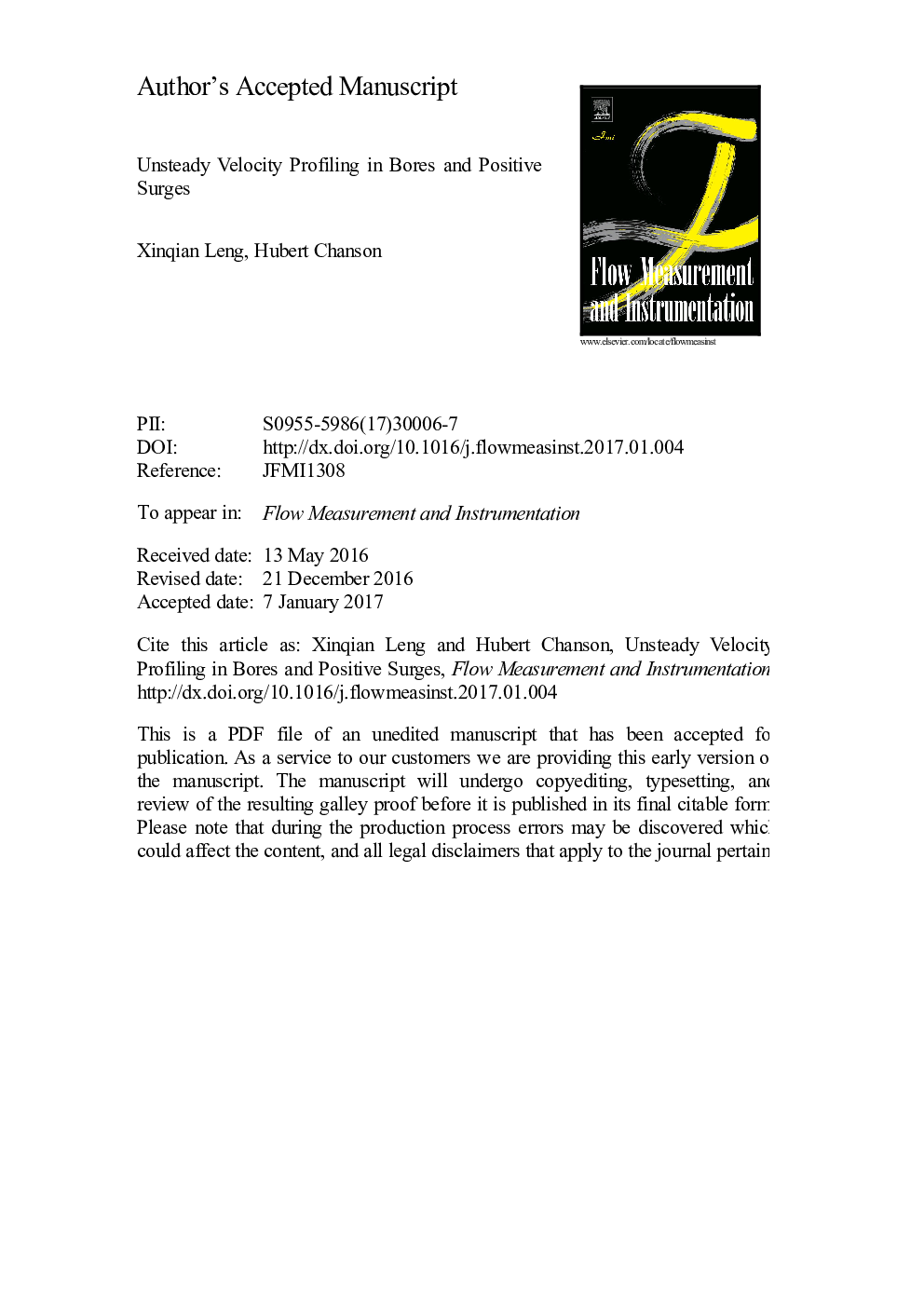 پروفیل سرعت غیرمعمول در حفره ها و جریان های مثبت 