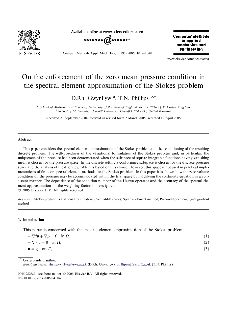 On the enforcement of the zero mean pressure condition in the spectral element approximation of the Stokes problem
